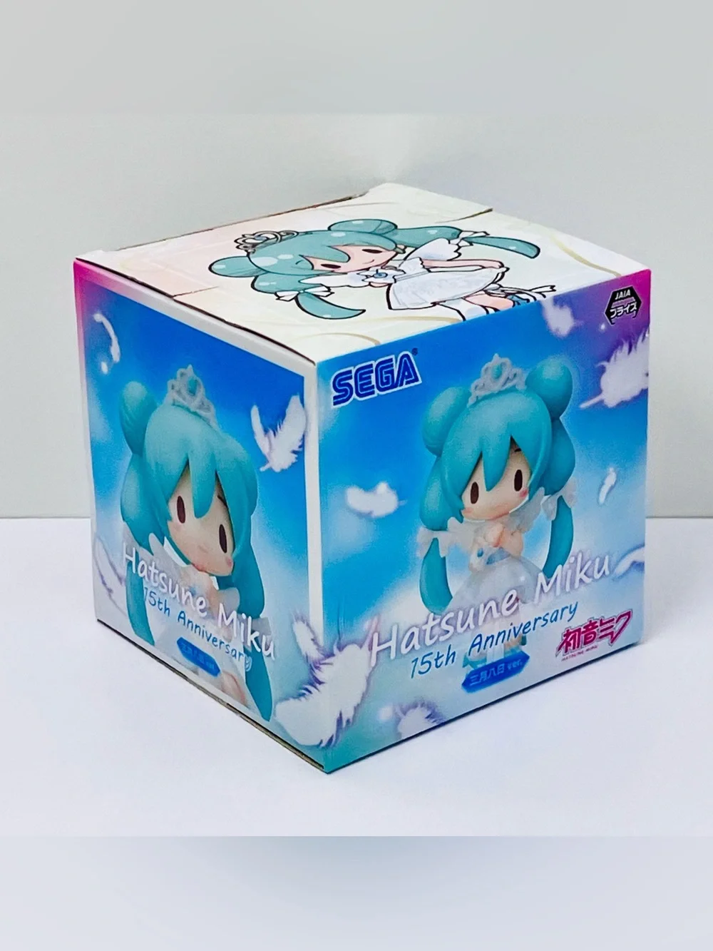 SEGA Hatsune Miku 15th Anniversary Mini Perching Figure NIB